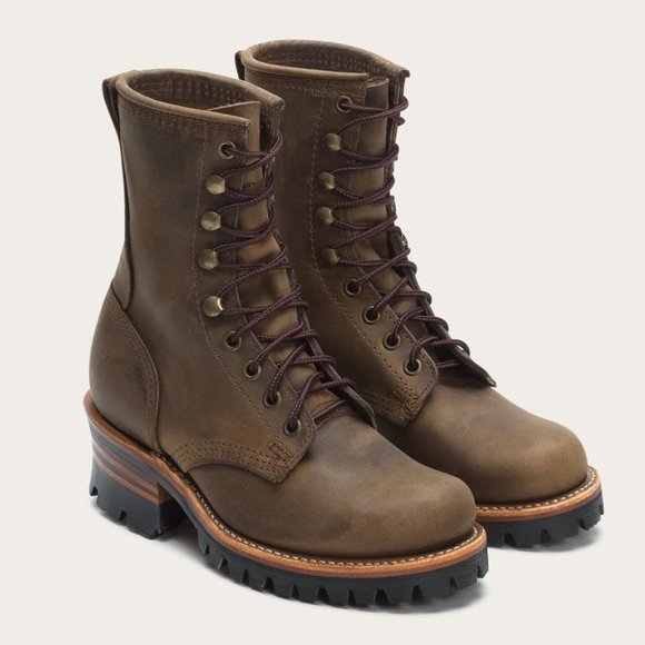 Frye Shoes - Frye Logger Combat Boot 6.5 Brown